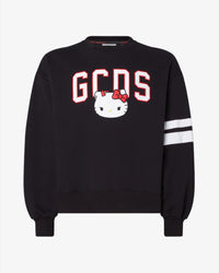 Hello Kitty oversized hoodie: Unisex Hoodies Black | GCDS